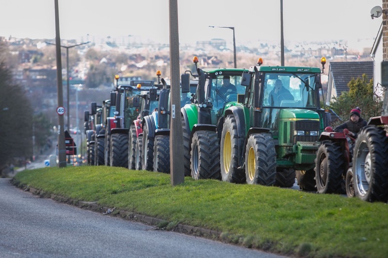 Other image for Moving tractor tribute to teenager Jack